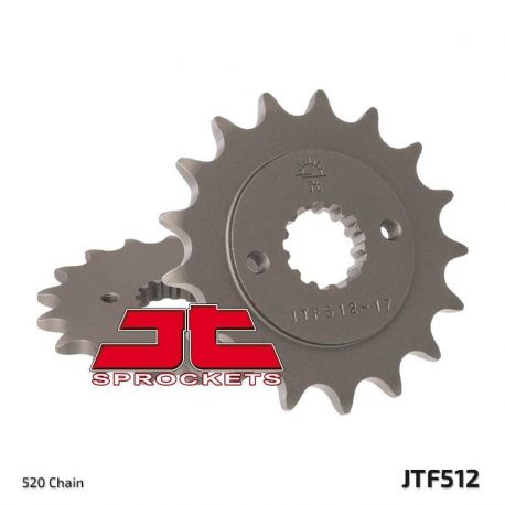 Pignon JT SPROCKETS 16 dents acier pas 520 type 512