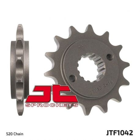 Pignon JT SPROCKETS 14 dents acier pas 520 type 1042