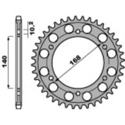 Couronne PBR 42 dents acier standard pas 525 type 4613