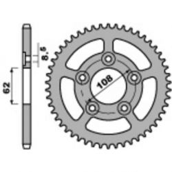 Couronne PBR 41 dents acier standard pas 520 type 714