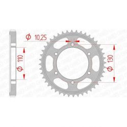 Couronne AFAM acier standard 12813 - 530