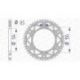 Couronne AFAM 51 dents alu ultra-light anti-boue pas 520 type 17206