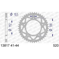 Couronne AFAM 41 dents alu ultra-light anodisé dur pas 520 type 13817