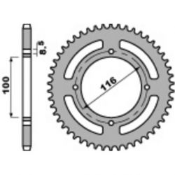 Couronne PBR 51 dents acier standard pas 420 type 467