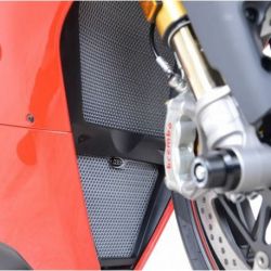 R&G RACING Radiator & Oil Cooler Guard Aluminium Red Ducati Panigale V4 1100