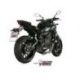 Ligne complète mivv delta race inox silencieux inox noir/casquette carbone yamaha mt-07