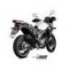 Silencieux mivv speed edge inox noir/casquette carbone suzuki dl650 v-strom