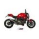 Silencieux MIVV GP Pro Titanium/casquette inox Ducati Monster 1200