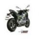 Silencieux MIVV MK3 inox brossé/casquette inox Kawasaki Z900