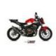 Silencieux MIVV Suono Steel Black/casquette carbone Honda CB500F