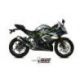 Silencieux MIVV Delta Race inox/casquette carbone Kawasaki Ninja 125