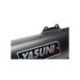 Silencieux yasuni black edition inox noir/casquette carbone yamaha x-max 300