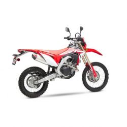 Ligne complète YOSHIMURA RS-4 inox/silencieux alu/casquette carbone Honda CRF450L