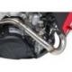 Ligne complète YOSHIMURA RS-4 inox/silencieux alu/casquette carbone Honda CRF450L