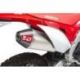 Ligne complète YOSHIMURA RS-4 inox/silencieux alu/casquette carbone Honda CRF450L