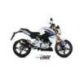 Ligne complète MIVV Delta Race inox silencieux inox noir brossé/casquette carbone BMW G310R