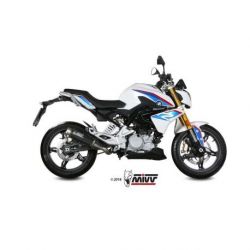 Ligne complète MIVV GP Pro Inox silencieux carbone casquette inox BMW G310R