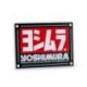 Plaque logo YOSHIMURA USA pour silencieux RS-4