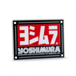 Plaque logo YOSHIMURA USA pour silencieux RS-4