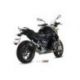 Silencieux MIVV Speed Edge inox brossé noir BMW R1200R