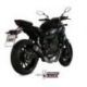 Ligne complète MIVV GP Pro Inox silencieux inox Black Satin/casquette inox Yamaha MT-07