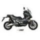 Silencieux MIVV Delta Race inox noir/casquette carbone Honda X-ADV 750