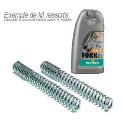 Kit ressort de fourche BITUBO tarage progressif avec huile de fourche MOTOREX Honda VFR750 RC24