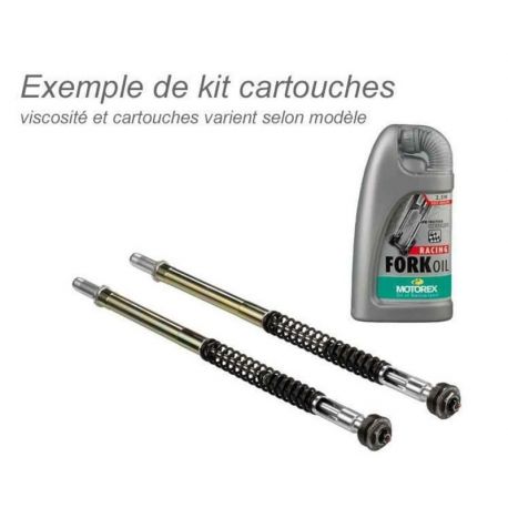 Kit ressort de fourche BITUBO tarage 1,0 avec huile de fourche MOTOREX Suzuki GSR750