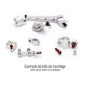 kit fixation d'amortisseur de direction Bitubo pour Yamaha yzf-r6 03-04