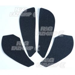 Kit grip de réservoir R&G RACING 4 pièces noir Kawasaki ZX6R