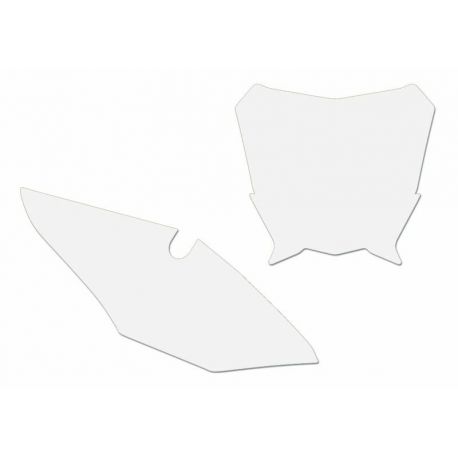 Fonds de plaque BLACKBIRD blanc Honda CRF450R