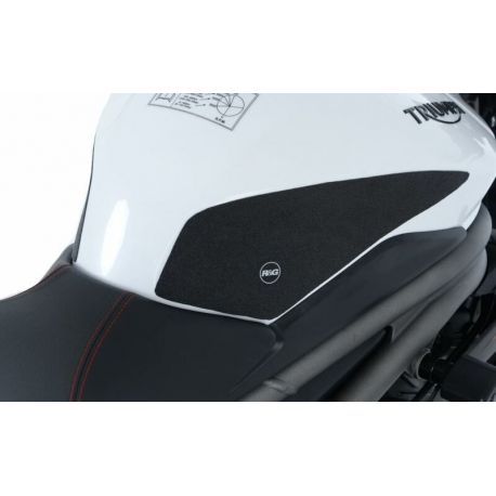 Kit grip de réservoir r&g racing translucide (2 pièces) triumph speed triple s