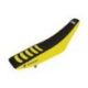 Housse de selle BLACKBIRD Double Grip 3 jaune/noir Suzuki RM85