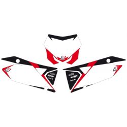 Fonds de plaque BLACKBIRD Graphic blanc Suzuki RM-Z450