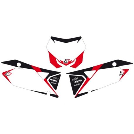 Fonds de plaque BLACKBIRD Graphic blanc Suzuki RM-Z450