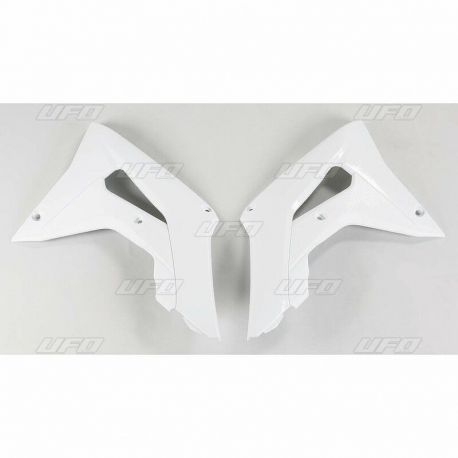 Ouïes de radiateur UFO blanc Honda CRF450R