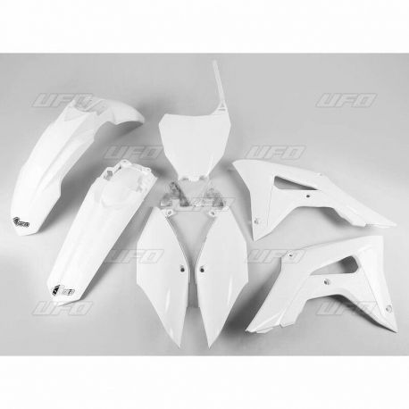 Kit plastique UFO blanc Honda CRF450R