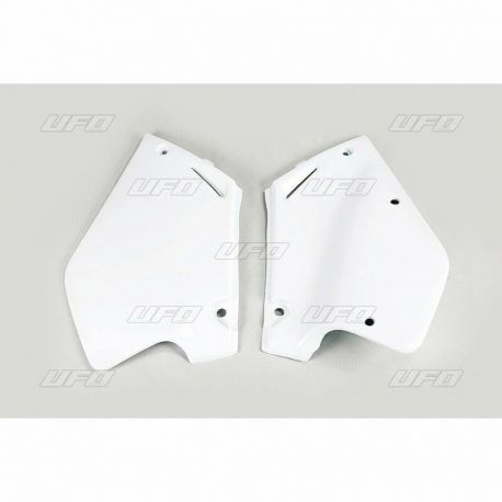 Plaques latérales UFO blanc Honda CR125R/250R