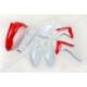 Kit plastique UFO couleur origine rouge/blanc Honda CRF250R/450R