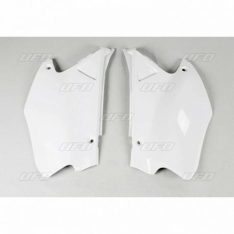 Plaques latérales UFO blanc Honda CR125R/250R