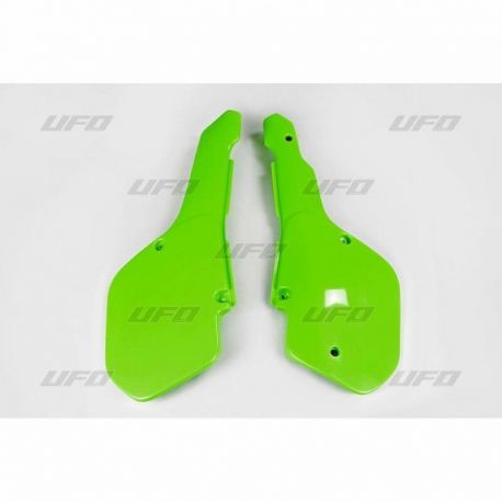 Plaques latérales UFO vert KX Kawasaki KX