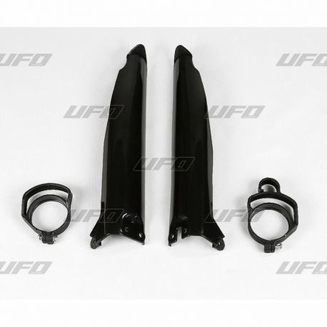 Protections de fourche UFO noir Kawasaki KX