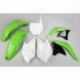 Kit plastique UFO couleur origine vert/blanc Kawasaki KX250F