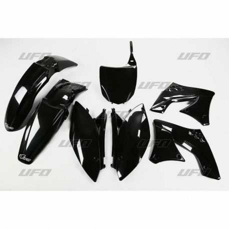 Kit plastique UFO noir Kawasaki KX250F