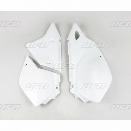 Plaques latérales UFO blanc Suzuki DR-Z400E