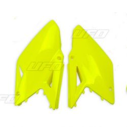 Plaques latérales UFO jaune fluo Suzuki RM-Z450