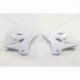 Ouïes de radiateur UFO blanc Yamaha YZ125/250