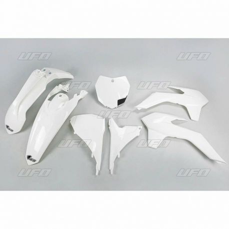 Kit plastique UFO blanc KTM