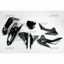 Kit plastique UFO noir KTM