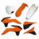 Kit plastique UFO couleur origine (13-14) orange/noir/blanc KTM